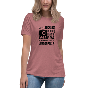 "Unstoppable" Bella Canvas Women's Relaxed T-Shirt