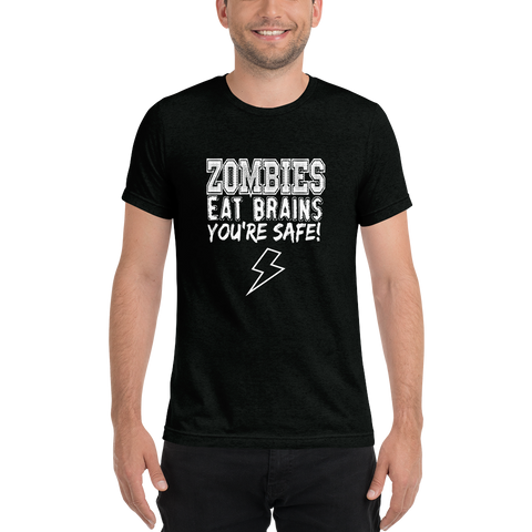 "Zombies eat brains" Short sleeve t-shirt #249