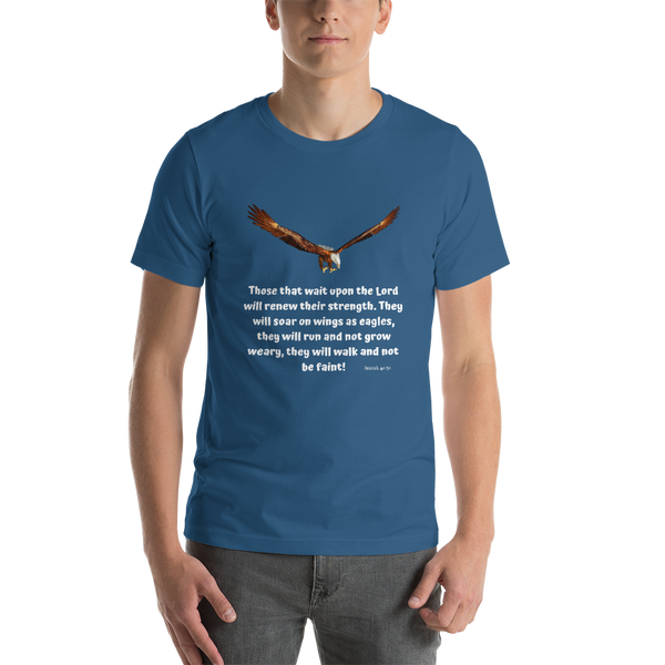 "Fly like an Eagle" Short-Sleeve Unisex T-Shirt #258