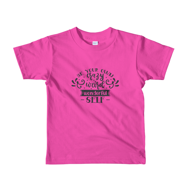 "Be yourself" Short sleeve kids t-shirt #149