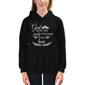"God knit my family together" Kids Hoodie #134