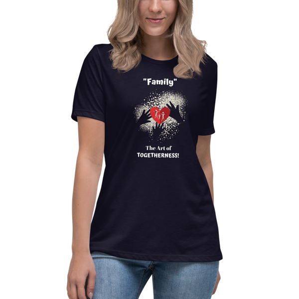 "The art of togetherness" Women's Relaxed T-Shirt #225