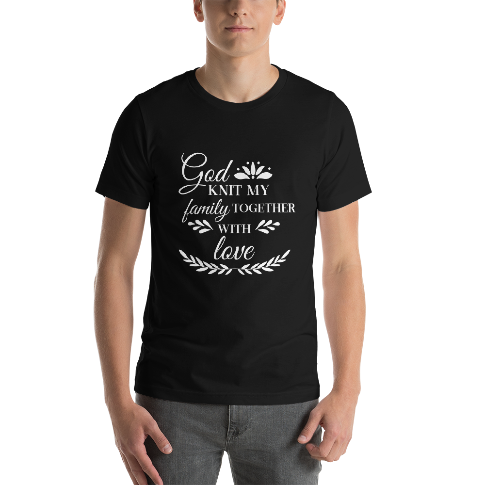 "God knit my family" Short-Sleeve Unisex T-Shirt #177