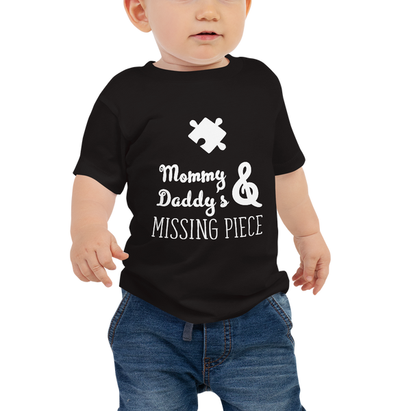 "Mommies missing piece" Baby Jersey Short Sleeve Tee #115
