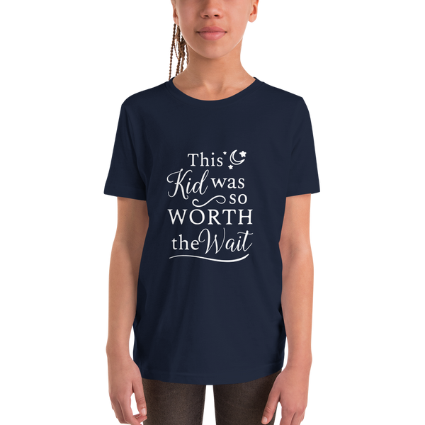 "This kid was worth the wait" Youth Short Sleeve T-Shirt #228