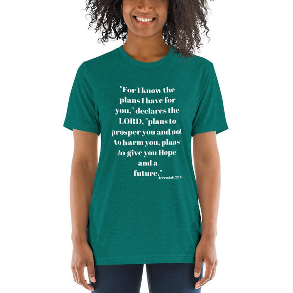 "I know the plans" Short sleeve t-shirt #160