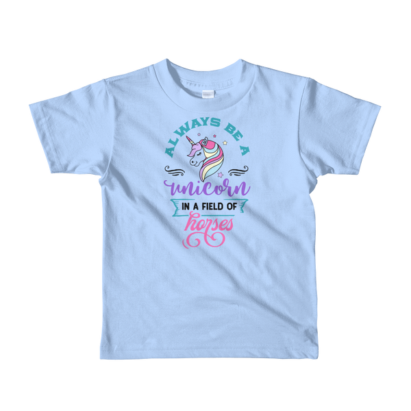 "Always a Unicorn" Short sleeve kids t-shirt #148