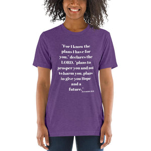 "I know the plans" Short sleeve t-shirt #160