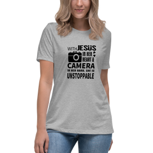 "Unstoppable" Bella Canvas Women's Relaxed T-Shirt