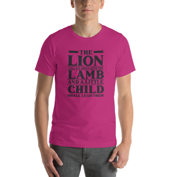 "A Child will lead them" Bella Canvas Short-Sleeve Unisex T-Shirt